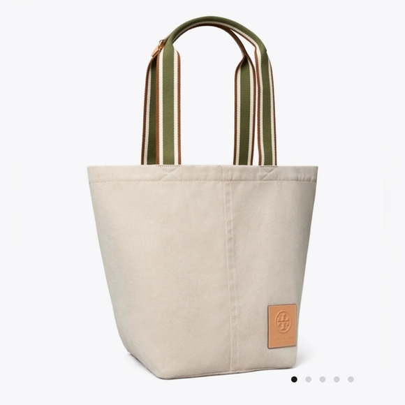 Tory Burch Handbags - Tory Burch Ella Market Tote Natural